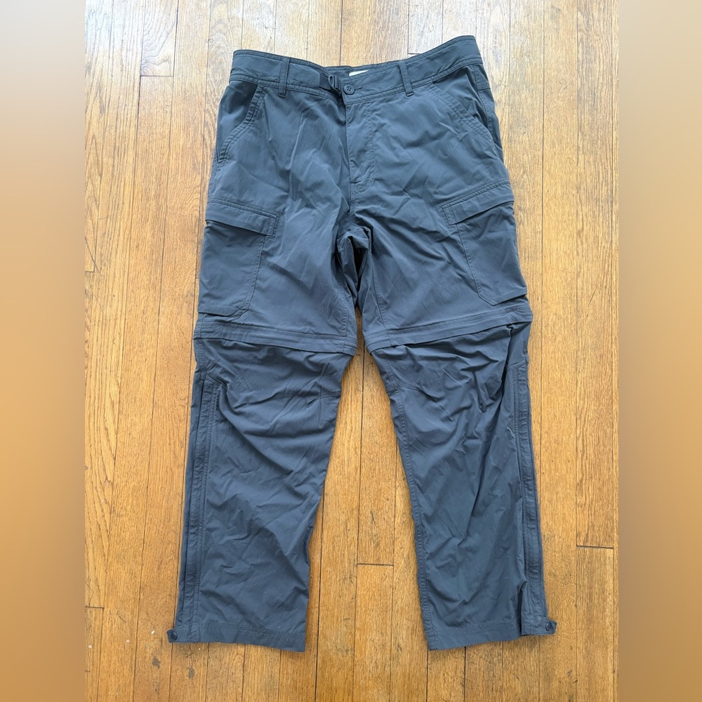 REI Men's Convertible Cargo Pants in Dark Gray 34x32